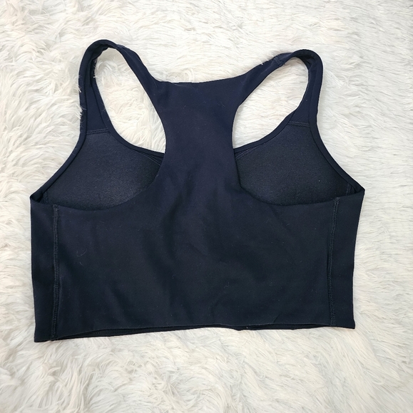 Jockey Women's Classic Navy Blue Crop Top Bra Padded Size M - Picture 9 of 9